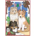 Pipsqueak Productions Pipsqueak Productions C930 Sheltie Pups Christmas Boxed Cards - Pack of 10 C930